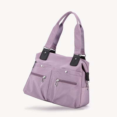 Women's Nylon Shoulder Bag LIghtweight Waterproof Tote Casual Work Bag Purse