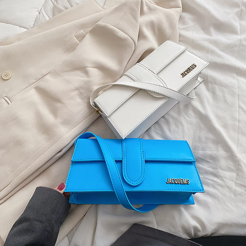 Shoulder Bag For Women Solid Color Square Elegant Dating Bag