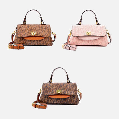 Top-Handle Bag for Women Fashion Vintage Carryall Satchel Crossbody Bag