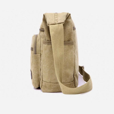 Crossbody Bag For Men Vintage Outdoor Canvas Business Shoulder Bag
