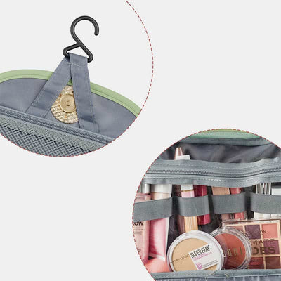 Toiletry Bag Travel Bag with Hanging Hook Waterproof Makeup Costmetic Bag