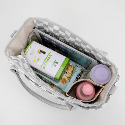 Diaper Tote Bag Mommy Bag for Hospital Maternity Baby with Stroller Straps
