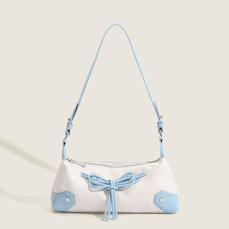 Shoulder Bag For Women Light Color Vegan Leather Daily Purse