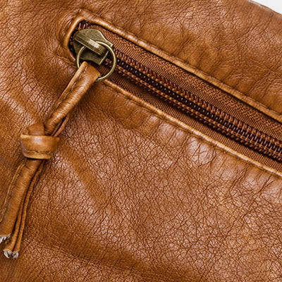 Multi-Pocket Large Capacity Vintage Crossbody Bag