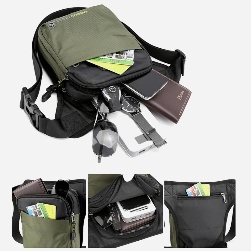 Crossbody Bag For Men Casual Outdoor Riding Sports Waterproof Bag