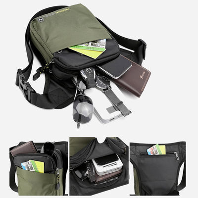 Crossbody Bag For Men Casual Outdoor Riding Sports Waterproof Bag