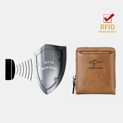 RFID Waterproof Lightweight Short Wallet