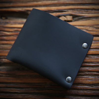 Vintage  Rivet Genuine Leather Wallet