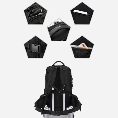 Business Backpack For Men Multifunctional Short Travel Laptop Daypack