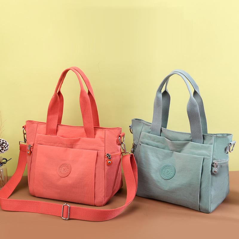 Women Lightweight Waterproof Handbag Multi-Pocket Crossbody Shoulder Bag Purses