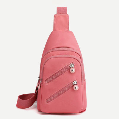 Sling Bag for Women Large Capacity Waterproof Casual Nylon Crossbody Bag