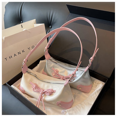 Shoulder Bag For Women Light Color Vegan Leather Daily Purse