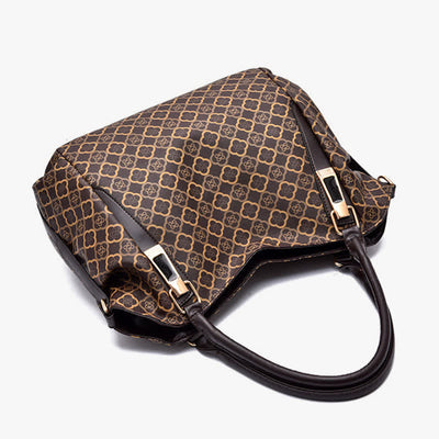 Leather Hobo Bag Large Capacity Tote Handbag Multifuntion Shoulder Purses