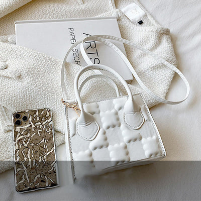 Crossbody Bag For Women Cookie Pattern Solid Color Daily Bag