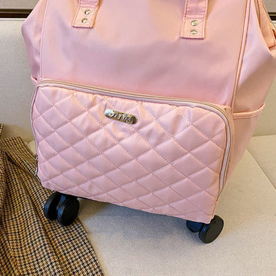 Detachable Travel Backpack Pull Rod Duffel Bag For Women Men