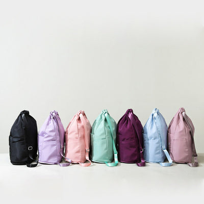 Large Capacity Waterproof Foldable Floral Embroidery Fitness Travel Backpack