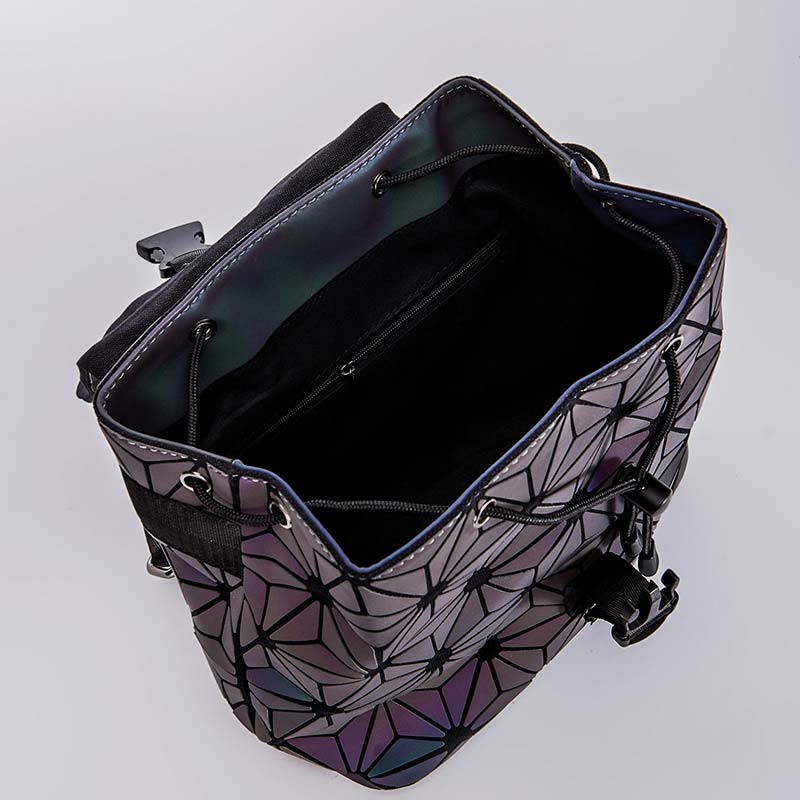 Geometric Luminous Backpack Reflective Bag