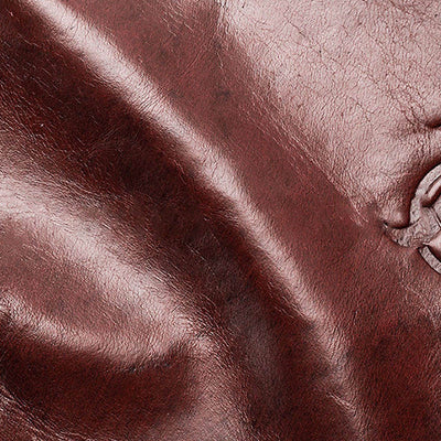 Genuine Leather Sling Chest Bag with Earphone Hole