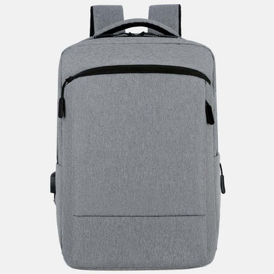 Large Capacity Lightweight Waterproof Expandable Business Backpack With USB Charging Port