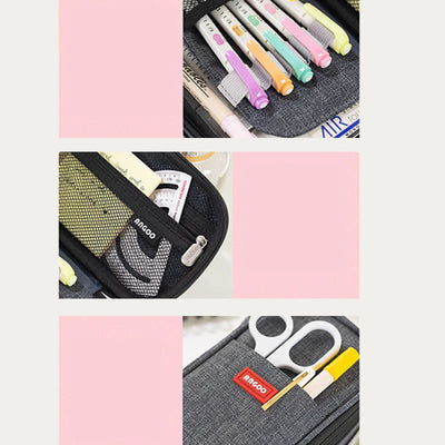 Pencil Case For Study Color Matching Large Capacity Pencil Bag