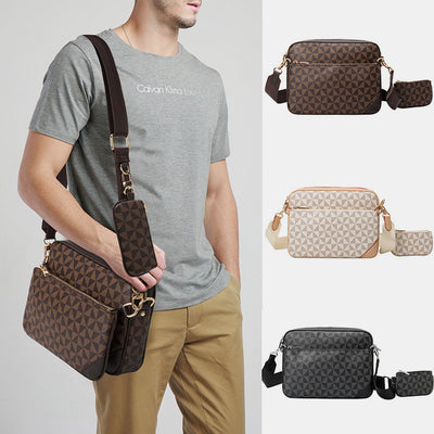 Classic Smaill 3 Pcs Crossbody Bag Set Unisex Clutch Purse Set