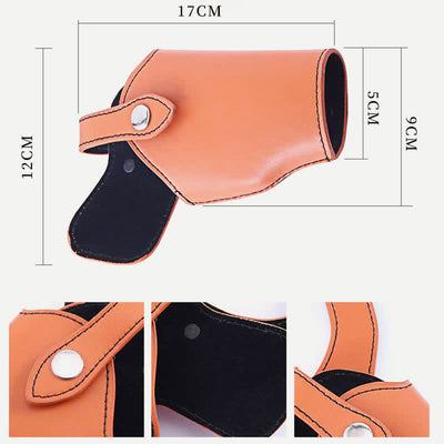 Leather Underarm Concealed Holster Adjustable Pocket Shoulder Armpit Bag