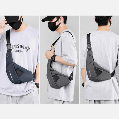 Unisex Lightweight Sling Bag Portable Travel Casual Crossbody Bag