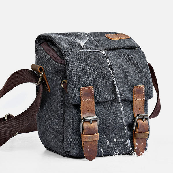 Waterproof And Shockproof Retro Camera Bag Messenger Bag