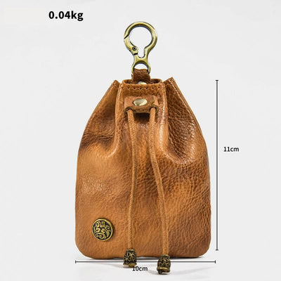 Wallet For Women Vintage Leather Mini Shopping Coin Purse Bag