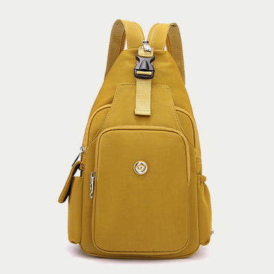 Multifunctional Sling Bag For Women Portable Waterproof Nylon Backpack