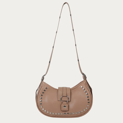 Rivet Crossbody Bag For Ladies Minimalist Punk Classic Purse