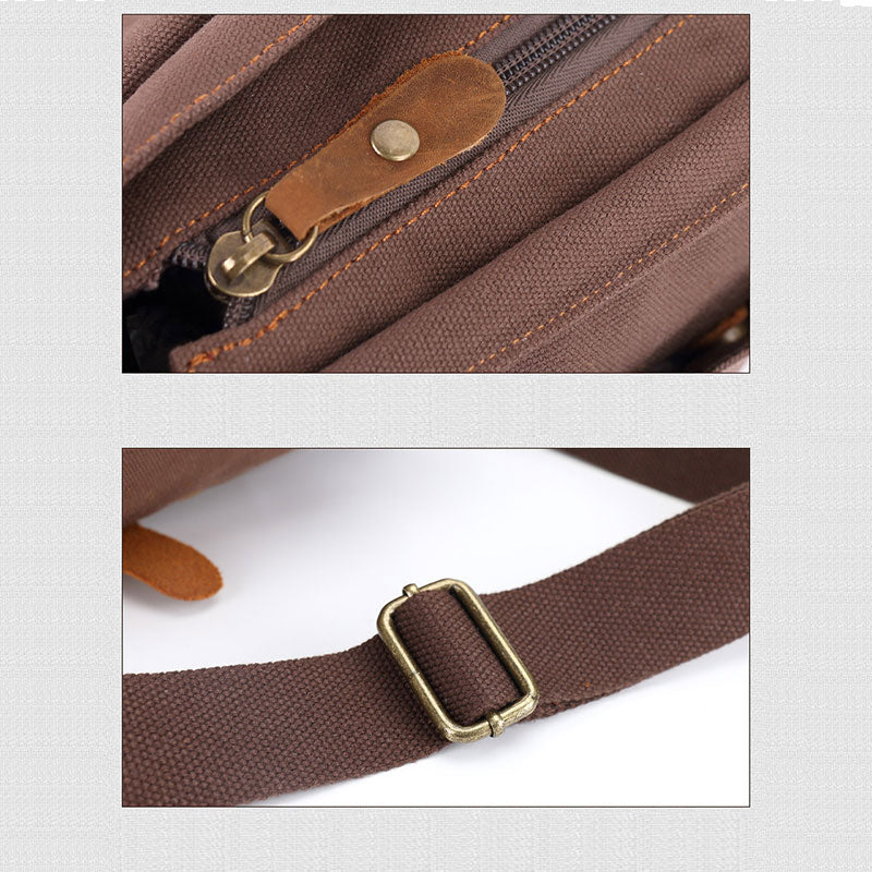 Vintage Large Capacity Canvas Messenger Bag