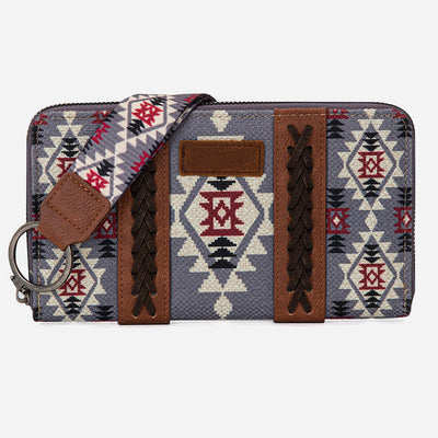 Bohemian Wallet Vintage Canvas Ethnic Style Small Clutch For Women