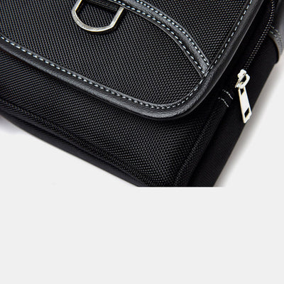 Casual Multi-Pocket Waterproof Messenger Bag
