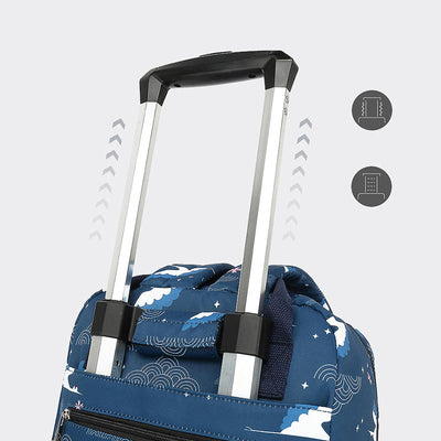 Tote Bag For Travel Waterproof Pull Rod Bag Folding Backpack