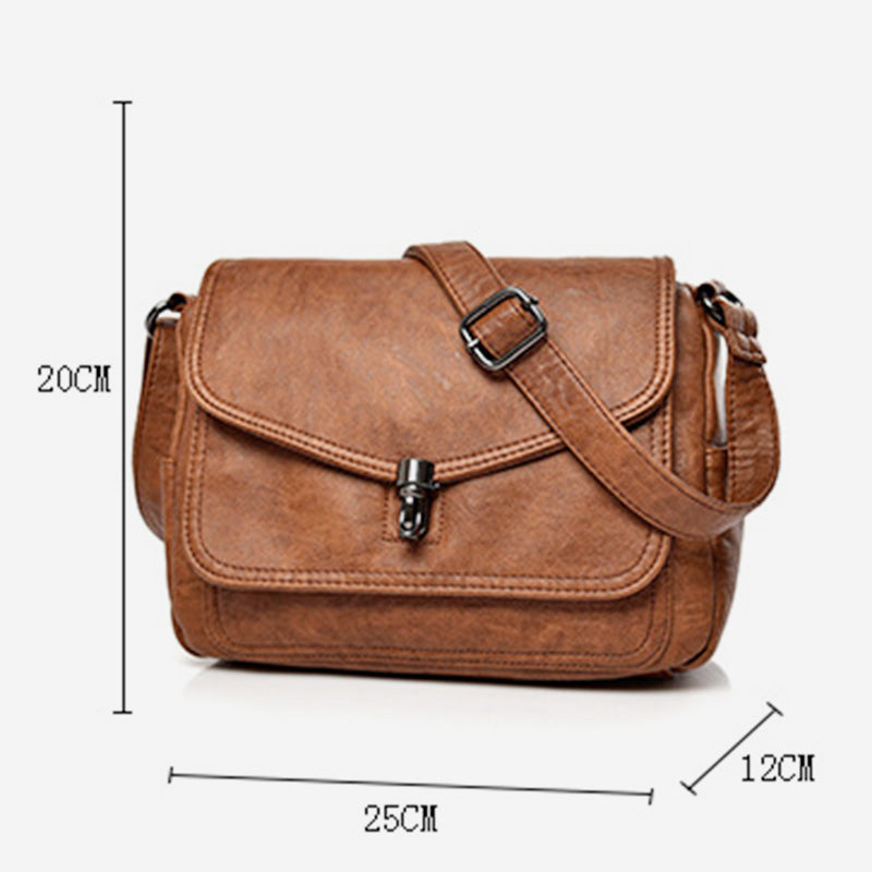 Vintage Waterproof Large Capacity Crossbody Bag