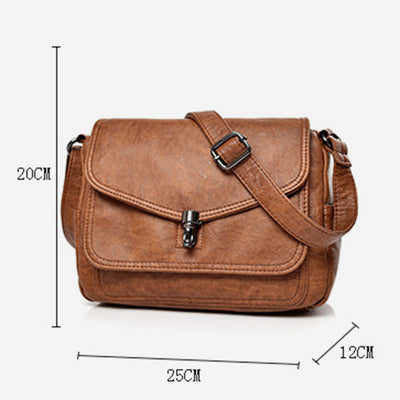 Vintage Waterproof Large Capacity Crossbody Bag