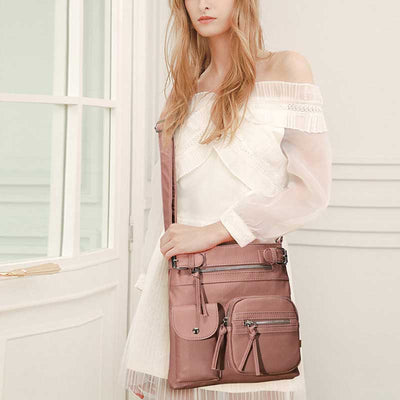 Large-Capacity Waterproof Crossbody Bag