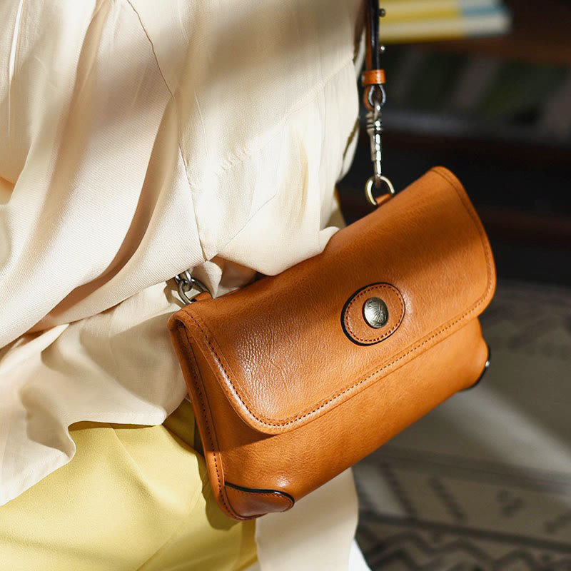 Crossbody Bag For Women Leisure Style Genuine Leather Shopping Bag