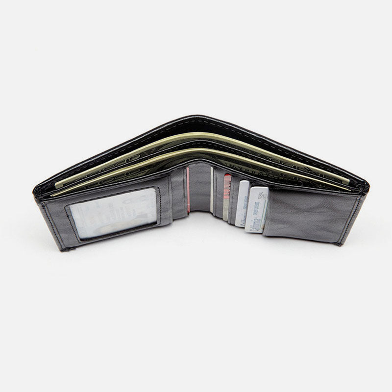 Wallet for Men PU Leather Slim Bifold Wallet Credit Card Holder