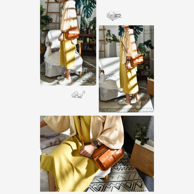 Handmade Crossbody Bag For Women Multi Pocket Fashion Daily Bag