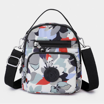 Floral Print Sling Bags for Women Crossbody Backpack Multipurpose Shoulder Bag