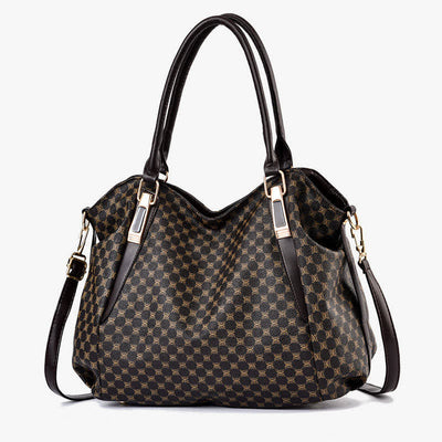 Leather Hobo Bag Large Capacity Tote Handbag Multifuntion Shoulder Purses