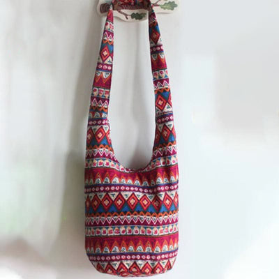 Shoulder bag for Women Vintage Canvas Daily Shopping Crossbody Bag