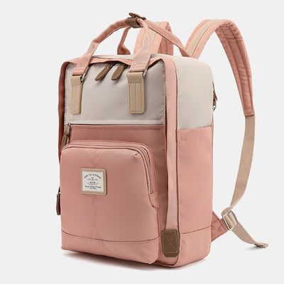 Backpack For Teenage Students Simple Lightweight Multi Pockets Computer Daypack