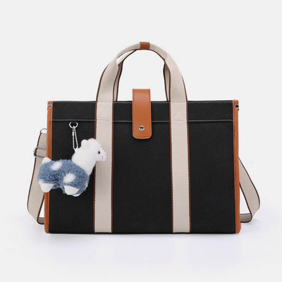 Multi-Slot Tote Bag Large Capacity Handbag for New Mom Shoping Beach Travel Purse