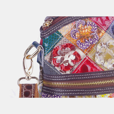 Large Capacity Flower Pattern Crossbody Bag