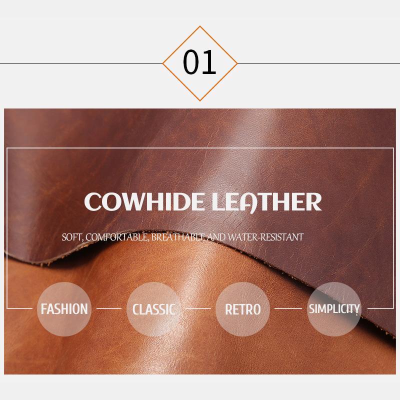 Vintage Genuine Leather Multi-function Sling Bag