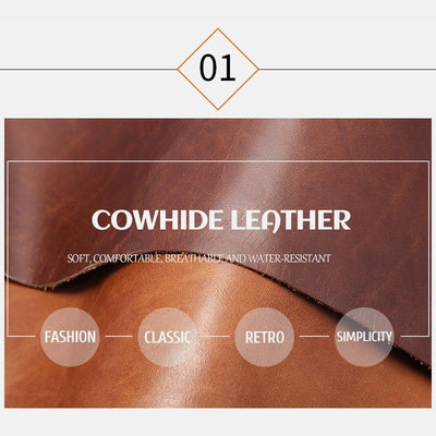 Vintage Genuine Leather Multi-function Sling Bag