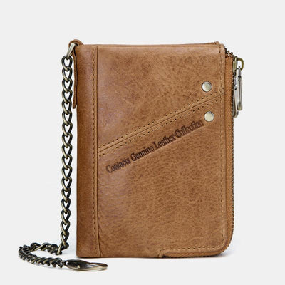 Casual RFID Multifunctional Wallet With Chain